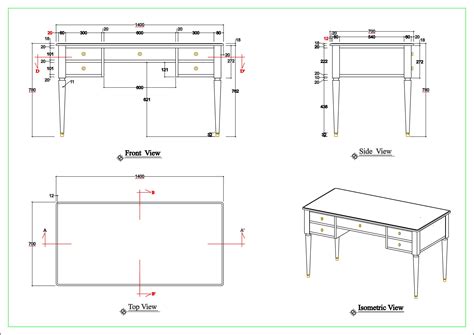 Technical Drawing Furniture Design - Design Talk