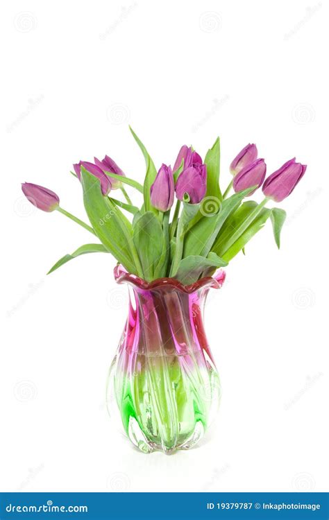 A purple bouquet of tulips stock image. Image of florist - 19379787