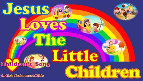 Jesus Loves the Little Children (with Lyrics) - YouTube | Childrens songs, Bible songs for kids ...