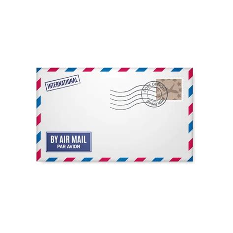 Air mail envelope — Stock Vector © cherkas #25864577