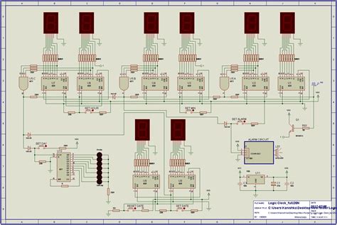 24-hour Digital Clock Circuit Diagram