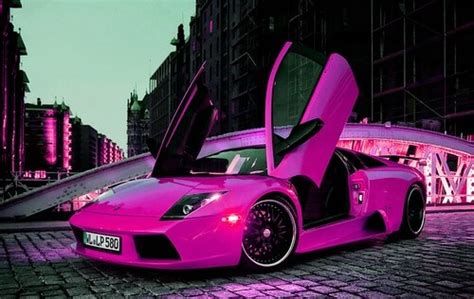 Girly Cars & Pink Cars Every Women Will Love!: Pink Lambo