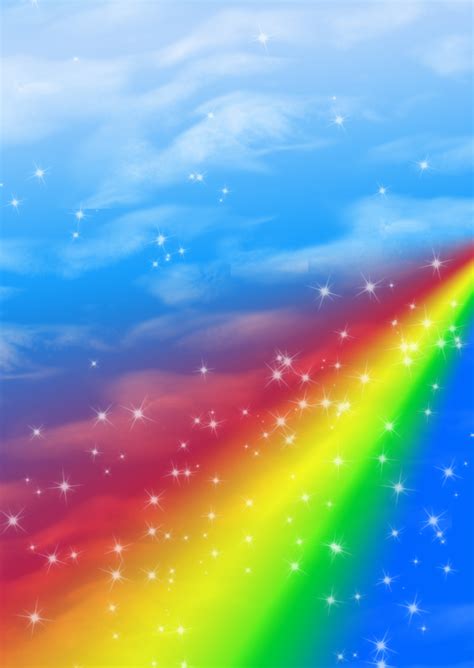 FREE: Sky + Rainbow Background by Yuni-Naoki on DeviantArt