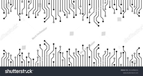 Circuit Board Electronic Motherboard Lines Dots Stock Vector (Royalty Free) 2111456111 ...