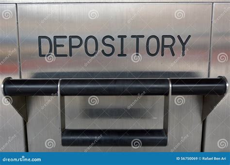 Bank deposit box stock image. Image of private, container - 56750069