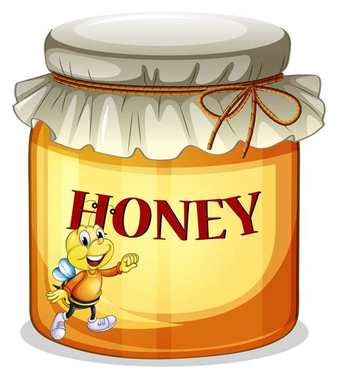 A jar of honey 359622 Vector Art at Vecteezy