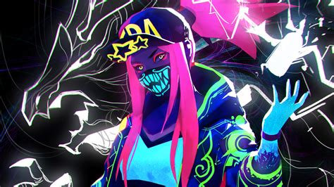 K/DA Neon Akali League Of Legends LoL lol league of legends, K/DA Akali, K/DA - League of ...