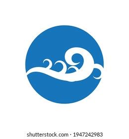 Ocean Wave Logo Vector Illustration Design Stock Vector (Royalty Free) 1947242983 | Shutterstock