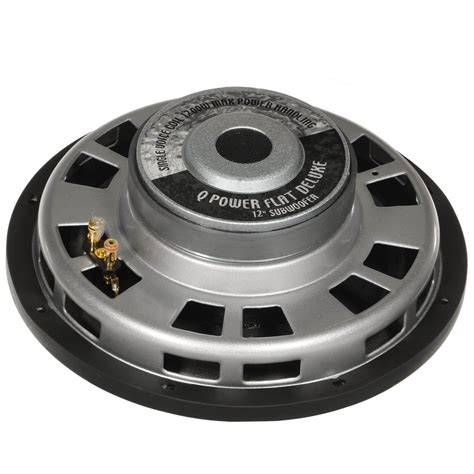 Q Power Deluxe 10 Inch Shallow Mount 1000 Watt Flat Car Subwoofer (4 Pack) - Walmart.com