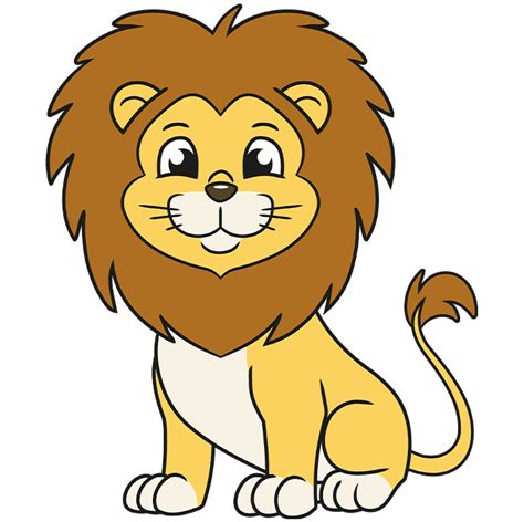 How To Draw A Cartoon Lion - Slicebranch19