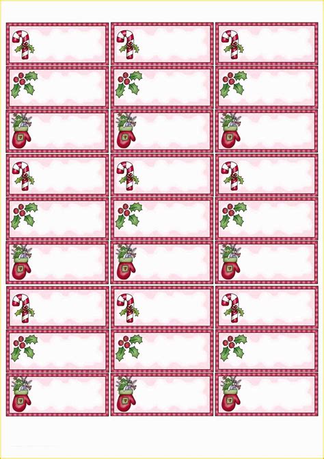 Holiday Labels Template Free Of Free Christmas Address Labels Templates – Happy Holidays ...