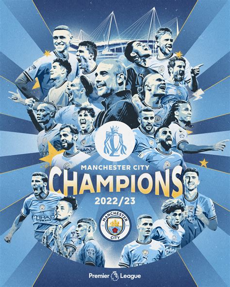 Manchester City Premier League Champions 2023 Wallpapers - Wallpaper Cave