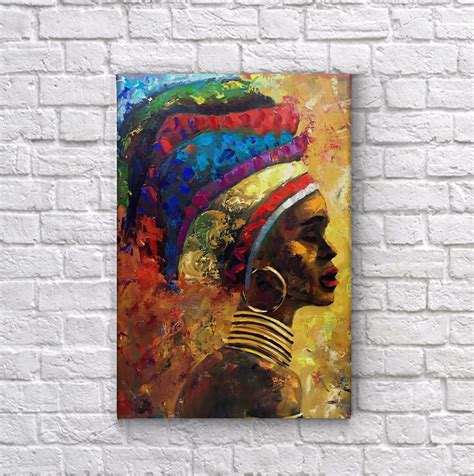 African Wall Art CANVAS PRINT Woman Beauty Home Decor Artwork - Etsy