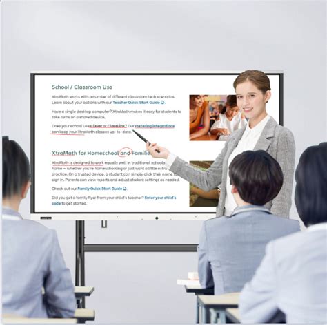 100 Inch Touch Screen Interactive Flat Panel Interactive Whiteboard Pen - 65 Inch Touch 4K and ...