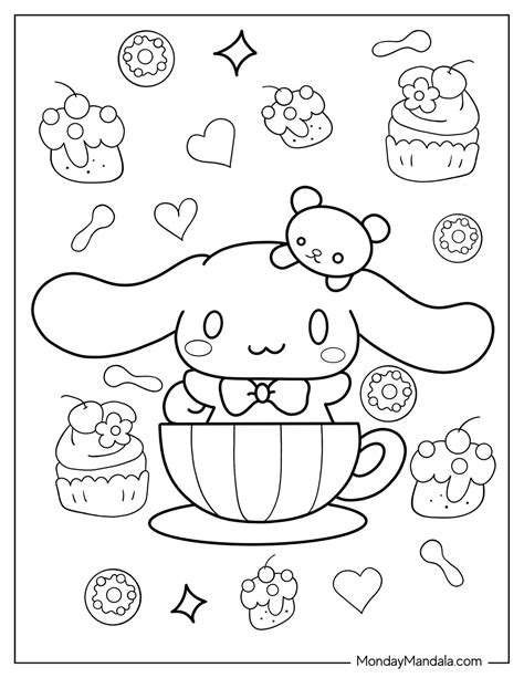 22 Cinnamoroll Coloring Pages (Free PDF Printables)