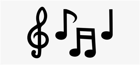 Free Clipart Music Notes Black White