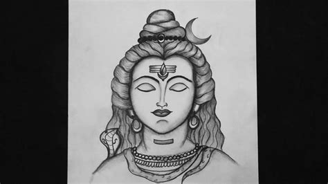 How To Draw Lord Shiva Face || Lord Shiva Drawing || Mahadev Drawing Easy || Pencil Sketching