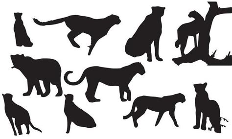 Jaguar Silhouette Vector Art, Icons, and Graphics for Free Download