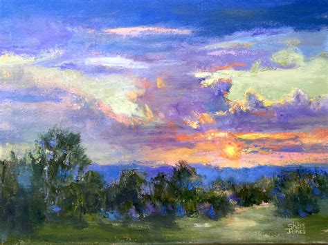 Artists Of Texas Contemporary Paintings and Art: New Impressionist Landscape Painting by Sheri Jones