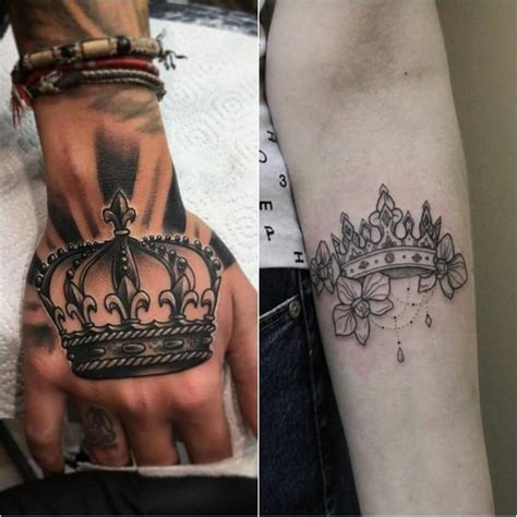 26++ Awesome King and queen crown tattoo designs ideas in 2021