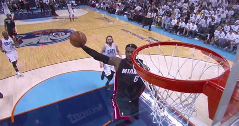 Lebron James Apparently Stares Down Michael Jordan During Dunk | TIME