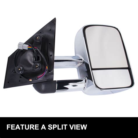 Pair Extendable Towing Mirrors Chrome Mazda BT-50 2012-Current W/Indicators 725704230736 | eBay