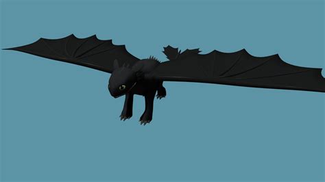 Night Fury (Toothless) - Download Free 3D model by BenAissa_Karim [934af45] - Sketchfab