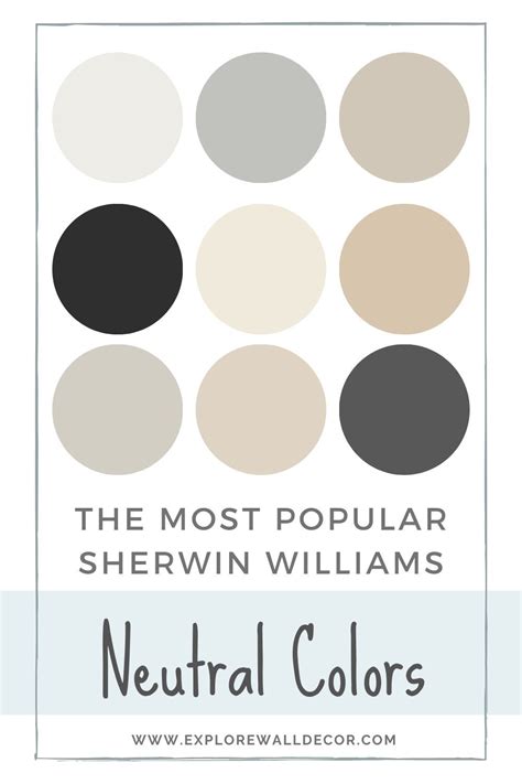 What Are the Most Popular Sherwin Williams Neutral Colors? | Interior paint colors sherwin ...