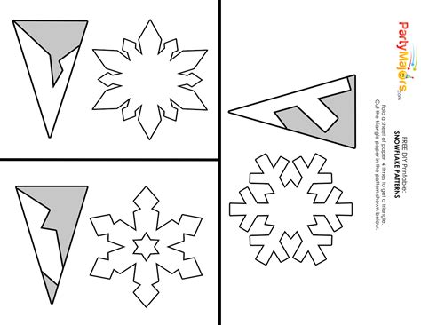 Snowflake Patterns To Trace