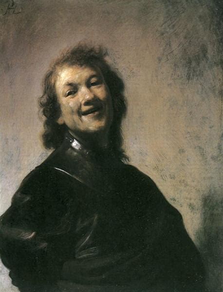 The Young Rembrandt as Democritus the Laughing Philosopher, c.1628 - 1629 - Rembrandt - WikiArt.org