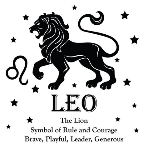 DIY Stick And Peel Astrological Sign Leo Wall Art Decal | The Lion Symbol Of Rule And Courage ...