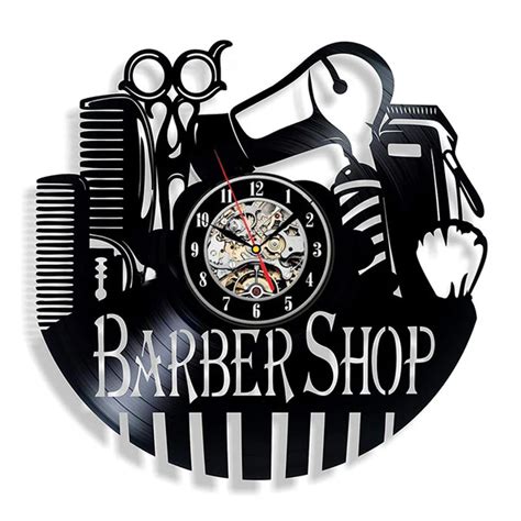 Barber Shop Wall Clock | BARBER JUNGLE