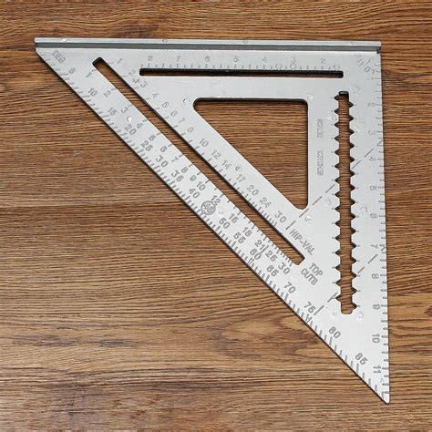 12inch Aluminum Alloy Right Angle Triangle Ruler Protractor Framing Measuring Tools – Alexnld.com