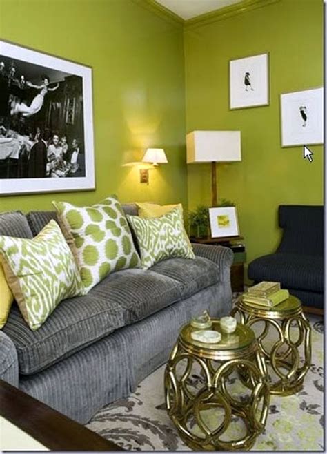 18 Lovely Grey and Green Living Room Ideas