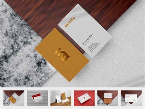 Business Card PSD Mockups: Elevate Your Branding Presence – Free Mockup