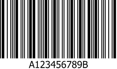 1D Barcode Formats