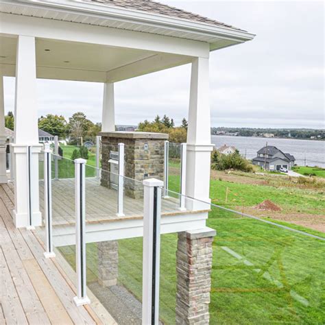 Glass Panel Railing and Glass Baluster Deck Railing - DecksDirect