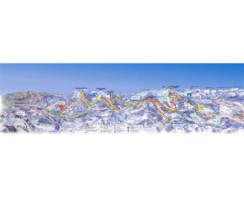 Austria Ski Resorts Map