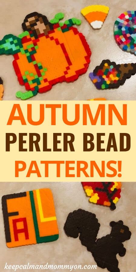 9 Autumn Perler Bead Patterns! - Keep Calm And Mommy On