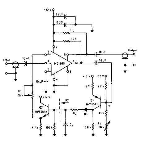 Audio compressor circuit - Audio_Circuit - Circuit Diagram - SeekIC.com