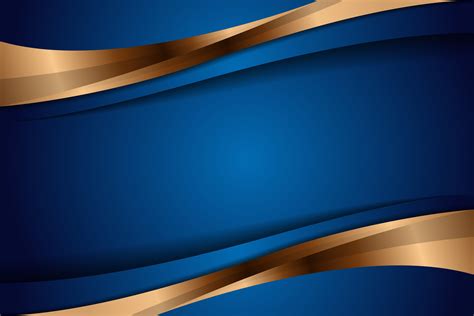 Gold And Blue Background Design