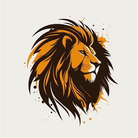 Lion Head Lion Logo Symbol - Gaming Logo Elegant Element for Brand - Abstract Symbols 19132750 ...