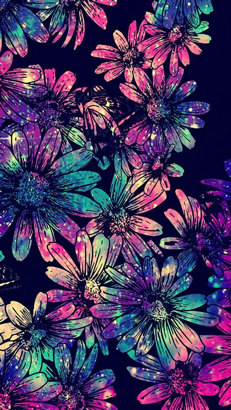 Neon Flowers Wallpapers - Top Free Neon Flowers Backgrounds - WallpaperAccess