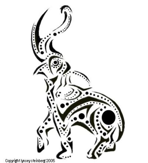 Elephant Drawing Tribal at GetDrawings | Free download