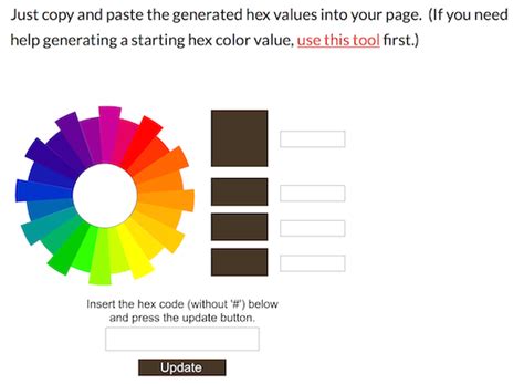 Hex Color Scheme Generator - Free Website Tools