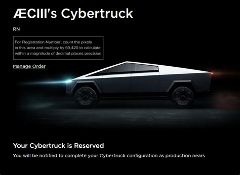 Post your Cybertruck preorder reservation number! | Page 47 | Tesla Cybertruck Forum - News ...