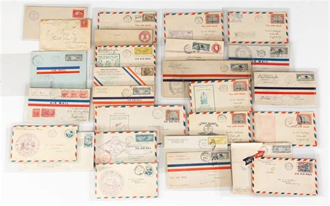 Collection of U.S. Airmail Envelopes & Stamps | Cottone Auctions