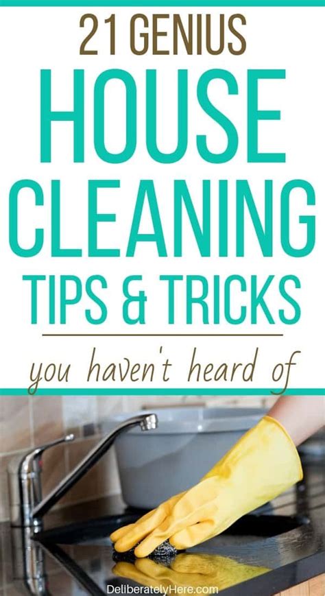 21 Best House Cleaning Tips That You Haven't Heard Of - Deliberately Here