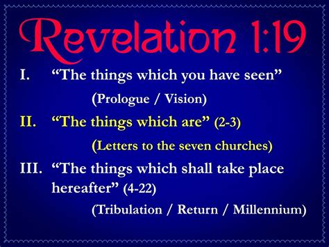 Revelation 1:19 | Revelation 1, Books of the bible, Revelation 16