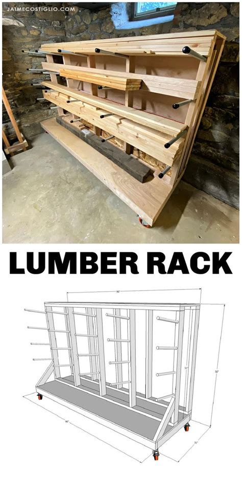 Lumber Rack Plans | Lumber storage rack, Lumber storage, Lumber rack